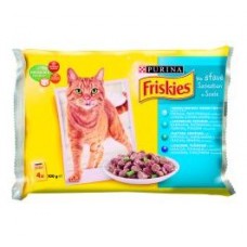 Friskies Fish - със сьомга, пъстърва и моркови  85 гр.